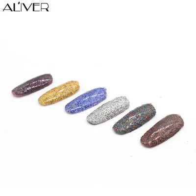 Блестящая пудра для ногтей блестящая голографическая градиентные блестящие