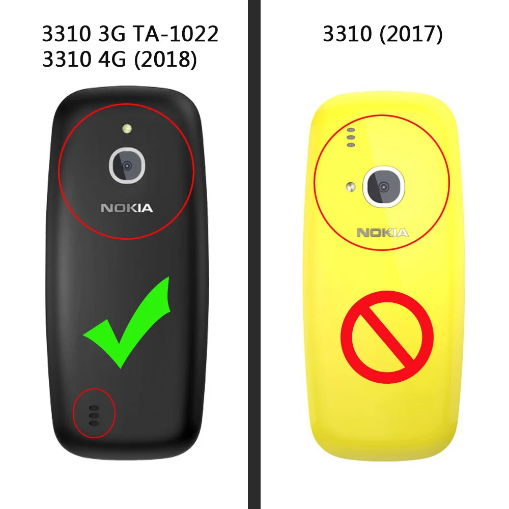 Чехол книжка JONSNOW для Nokia 3310 3G TA 1022 вертикальный защитный чехол накладка из