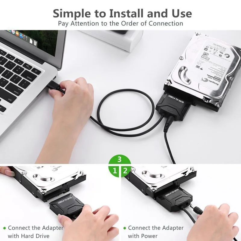 Кабель переходник Sata с USB 3 0 на 2 5 дюйма|usb 3.0 to sata|cable usb 3.0sata converter |