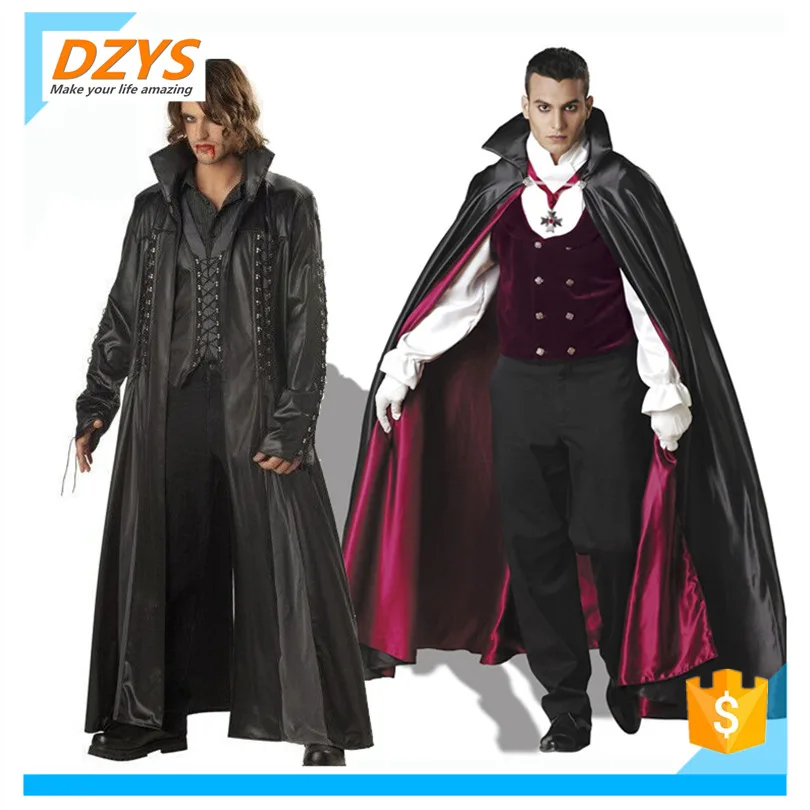 

XZ-Male vampire Earl Costume Halloween cosplay Costume Masquerade Ball stage Costume demon outfit