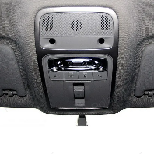 Крыша из нержавеющей стали для Audi A3 лампа чтения декоративная крышка отделка