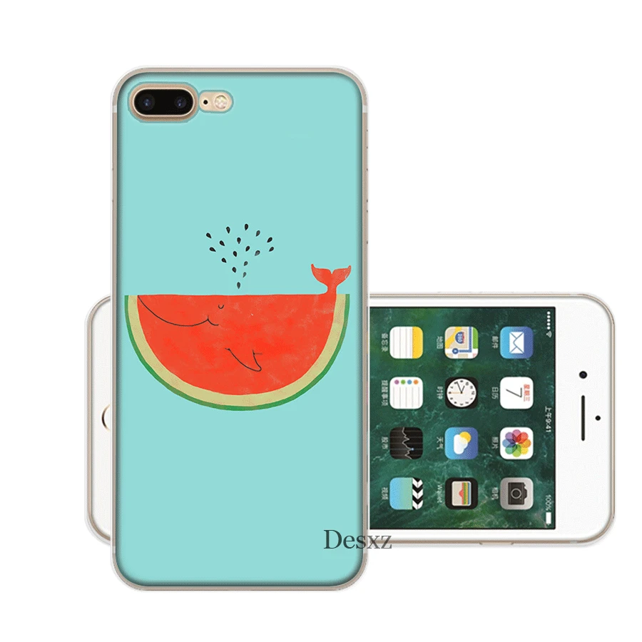 Чехол для телефона iPhone 11 Pro 6 6s 7 8 Plus 5 5S X XS XR Max 3D Клубника банан