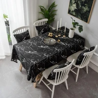 nordic style luxury marble table cloth party table decoration tablecloth rectangular tapete dining table obrus home mantel zc053