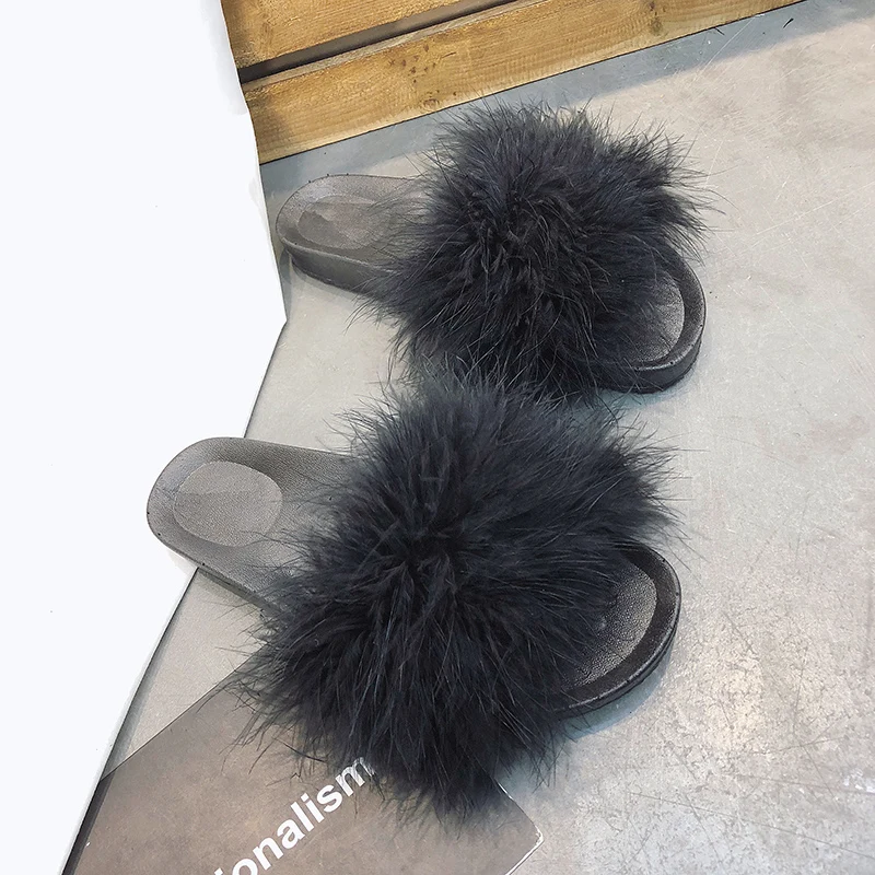 Akexiya Лидер продаж Симпатичные Pantufas лиса волосы тапочки Для женщин меха дома