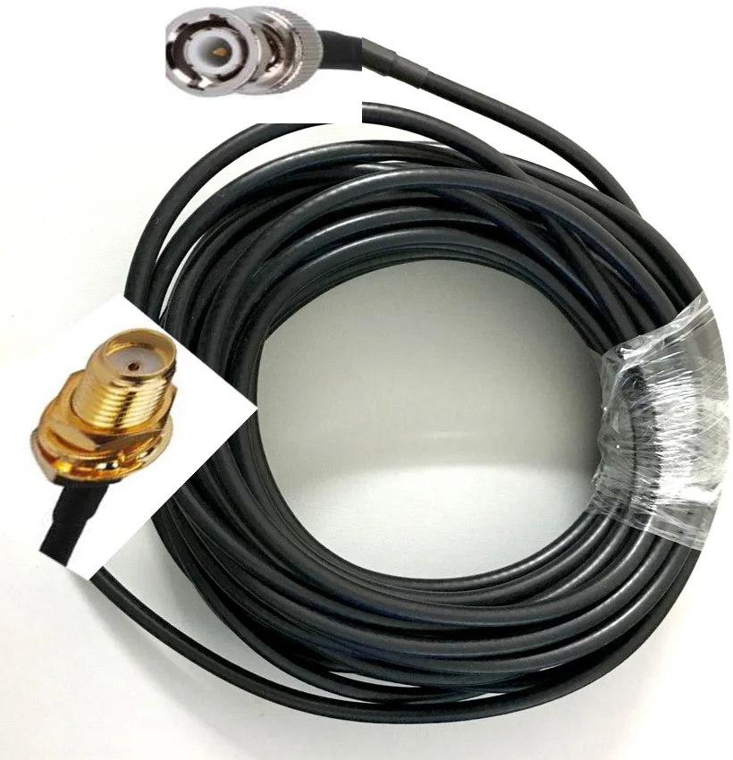 Коаксиальный Удлинительный кабель SMA Female/Male BNC 1 м разъем LMR195 50 Ом|male connector|male female