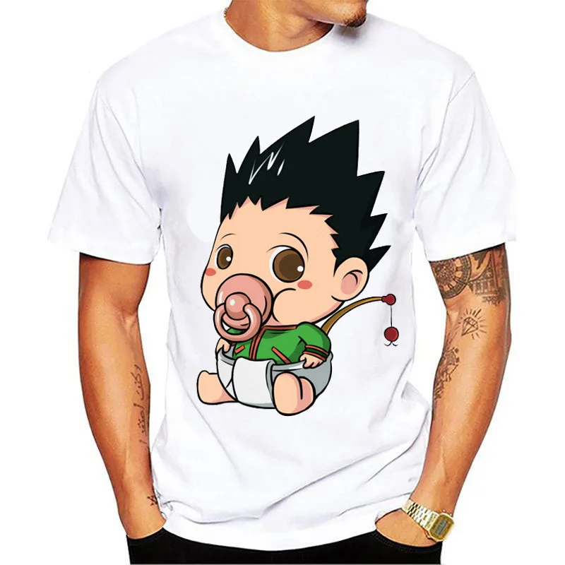 Picture-3 Мужская и женская дизайнерская футболка Hunter X Hunter, Карнавальная футболка GON FREECSS, новинка, аниме Kurapika, модная футболка Killua Zoldyck, футболки - Цвет: Picture-3