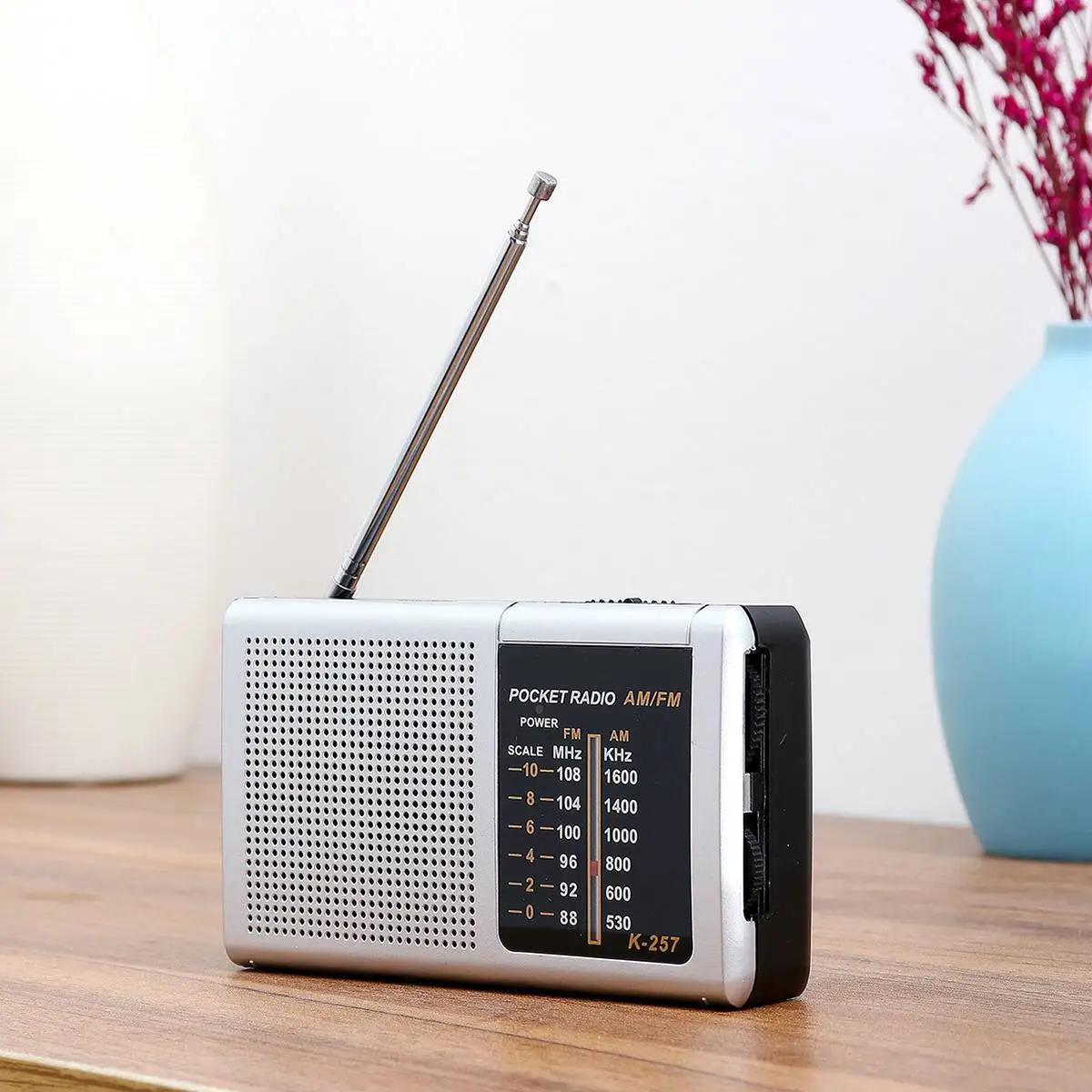 Мини Портативный FM/AM 88-108MHz FM 530-1600KHz беспроводной ретро радио приемник канал динамик стерео мультимедиа музыкальный плеер