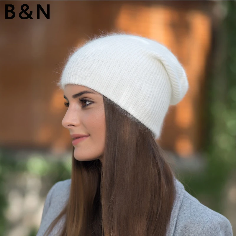 2018 шапка из натурального кроличьего меха для женщин зимняя вязаная шерстяная