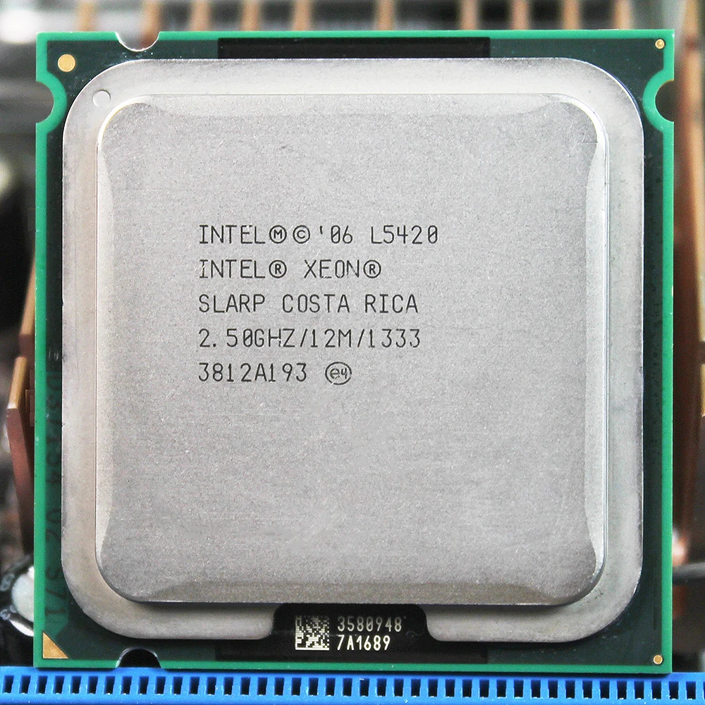 Процессор Intel Xeon L5420 LGA 775 от 771 до CPU/2 5 ГГц/LGA771/L2 кэш память 12 МБ/четырехъядерный/)|cpu