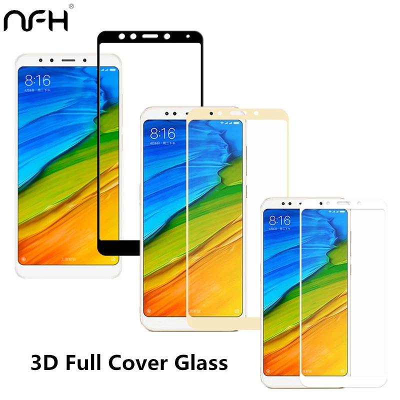NFH полноэкранное защитное закаленное стекло для Xiaomi Redmi 5 Plus 9H Защитная пленка