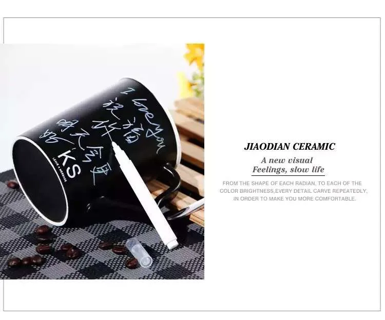Бесплатная доставка черно белая кружка чашка сообщение бытовые пару чашек кофе