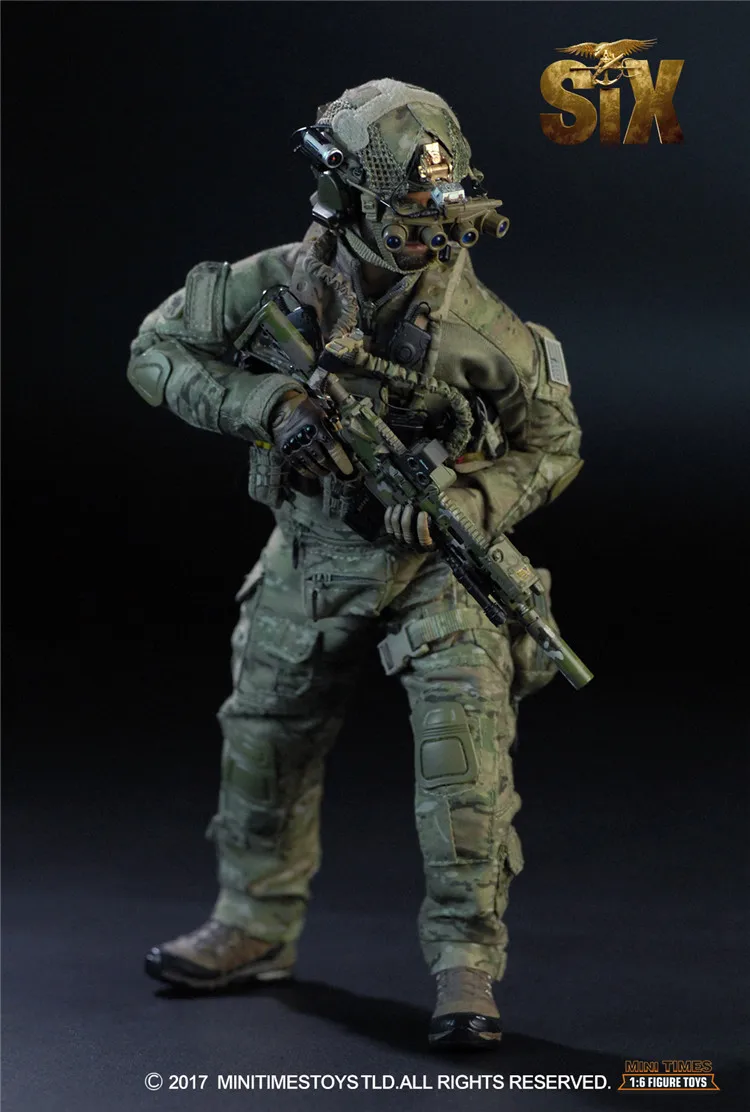 Коллекция игрушек Mini times, MT-M008 1/6, команда SEAL Team Six Solider, Мужская фигурка, полный набор