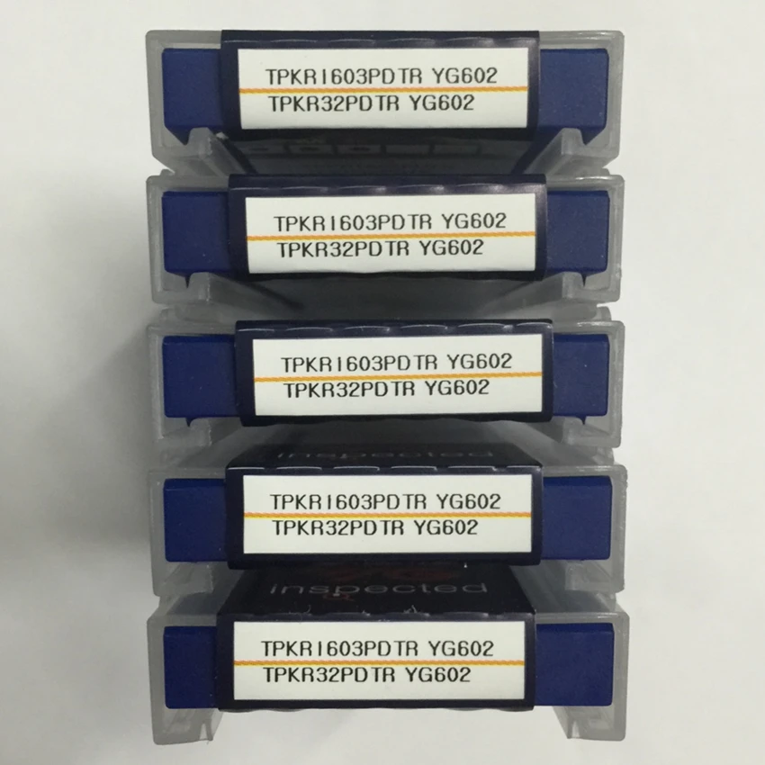 TPKN1603PDTR/TPKN2204PDTR/TPKR1603PDTR/TPKR2204PDTR YG602 Корея YG ЧПУ карбидные режущие пластины для фрезы