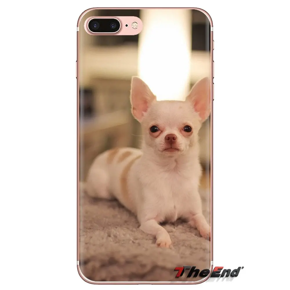 For Huawei G7 G8 P7 P8 P9 P10 P20 P30 Lite Mini Pro P Smart Plus 2017 2018 2019 Transparent TPU Cases Covers Chihuahua dog puppy |