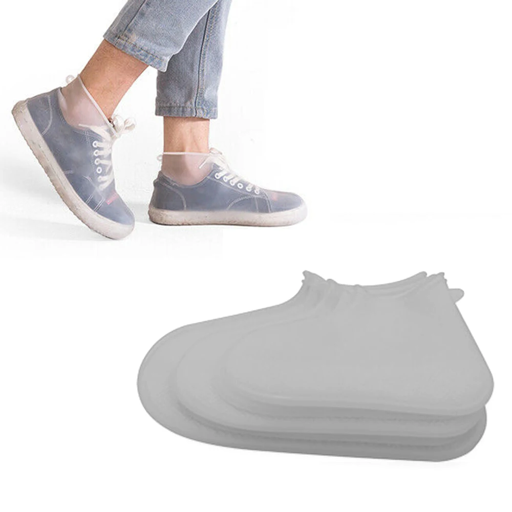1 пара S/M/L, 5 цветов, силиконовые защитные пленки для дождливой обуви, многоразовые Чехлы для обуви, водонепроницаемые противоскользящие резиновые сапоги, аксессуары для обуви