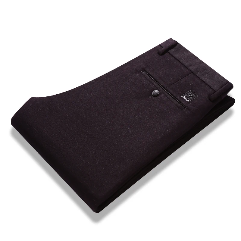 

New Fashion Full Length Brand Spring Summer Autumn Men's Casual Straight Full Length Men's Solid Color Zipper Trousers