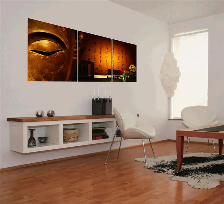 Объемная большая настенная роспись фотообои с глазом Будды искусство шелковая
