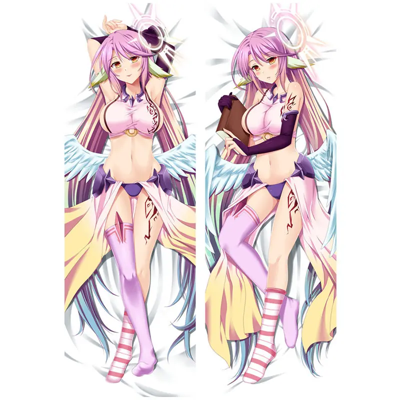 Аниме игры без жизни, накидка для подушки, Shiro Dakimakura Чехол для крутых мальчишек 3D двухсторонняя постельное белье облегающие жизнь тела подушку Чехол NG02A