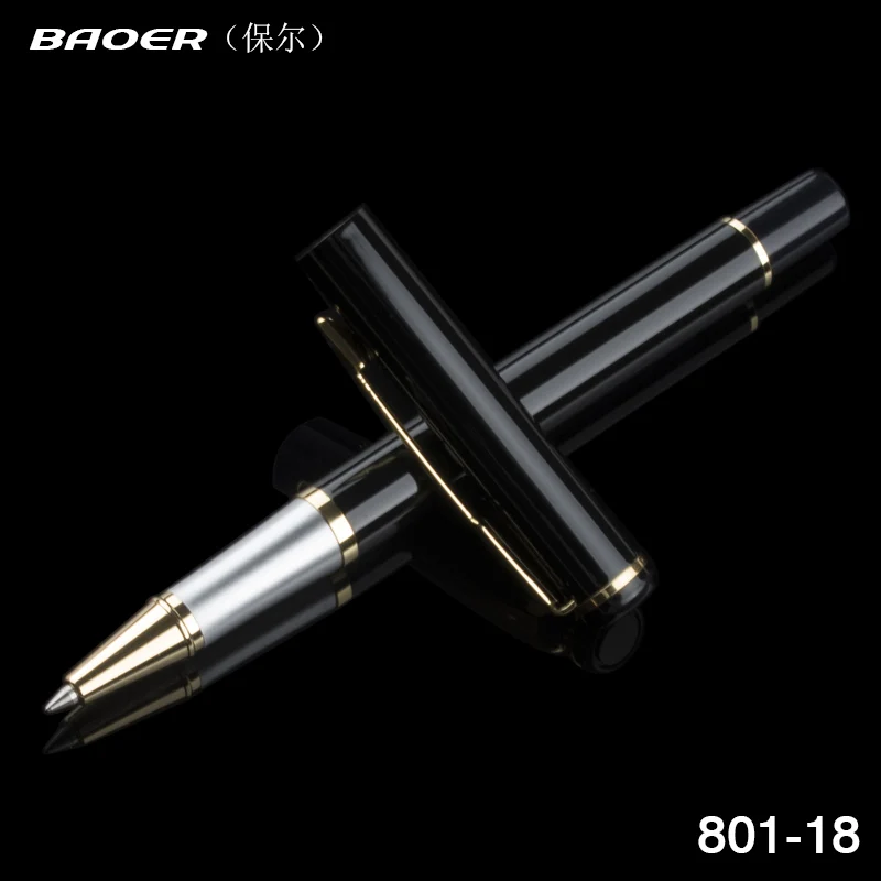 05 BAOER 801 Средний валик шариковая ручка измельчаемый синий инструмент для письма подарок студенту - Цвет: 05