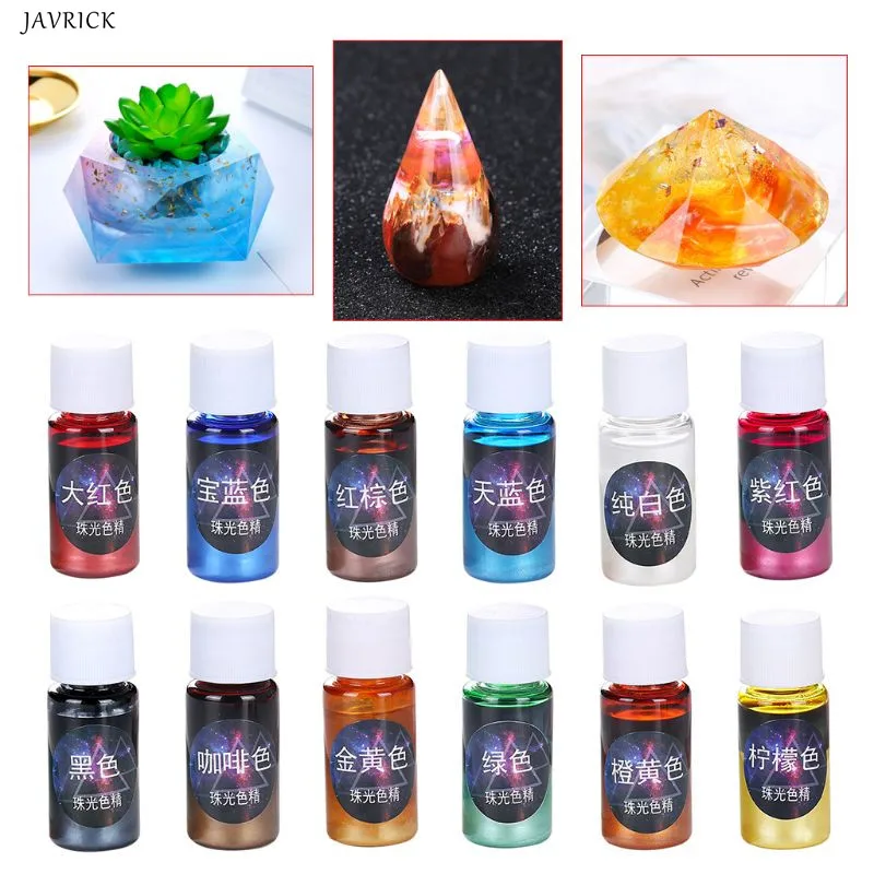 Перламутровый пигментный порошок 10 мл Радужный УФ-полимер эпоксидный материал