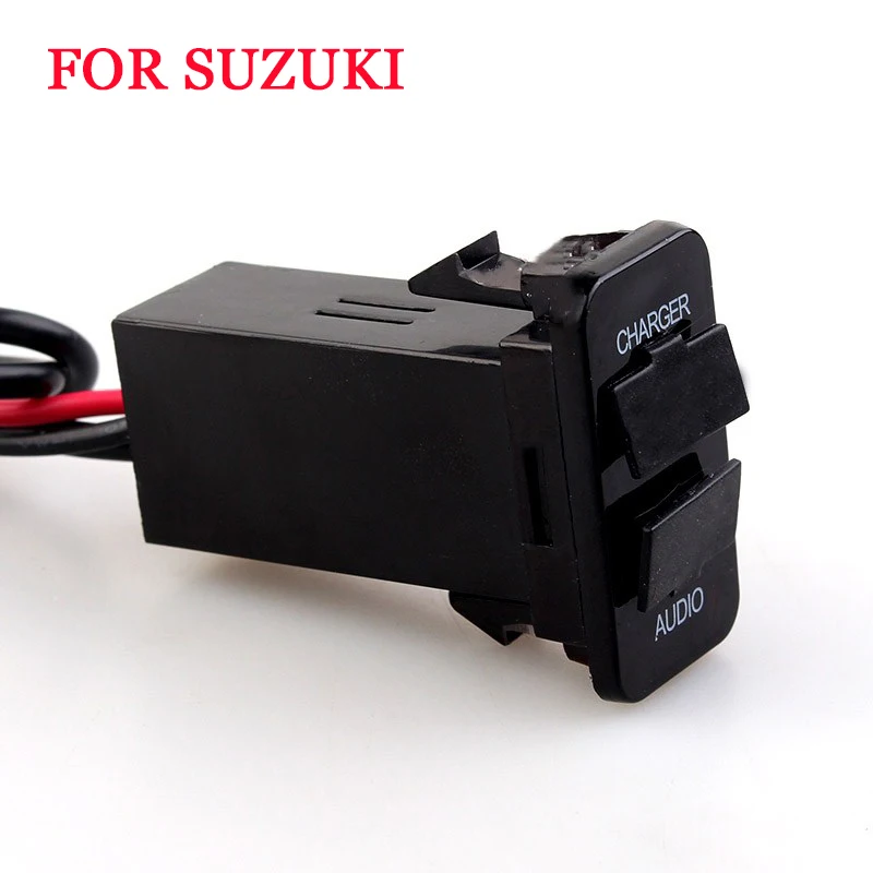 Новейшее двойное зарядное устройство Usb для Suzuki автомобильное мобильного