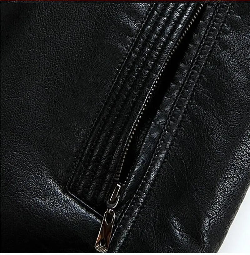 

One-piece lady coat jacket hot sale winter thick leather garment casual flocking leather jacket men is clothing leather Jacket