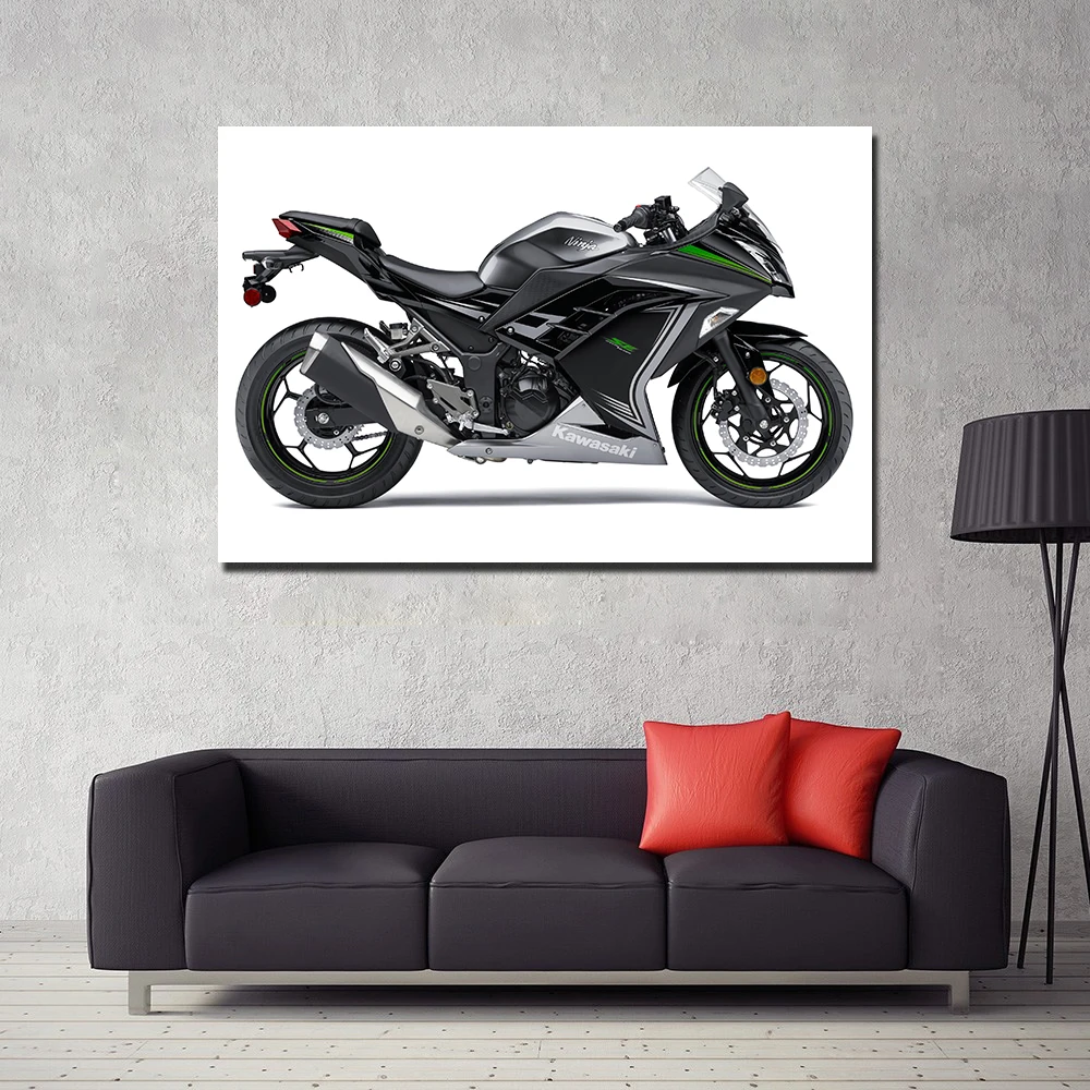 Kawasaki Ninja 300 специальное издание Северная Америка мотоцикл картина стены