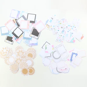 Domikee Набор стикеров для школьников, канцелярские принадлежности, тонкие самоклеящиеся блокнотыблокноты для ежедневника, 40 шт.