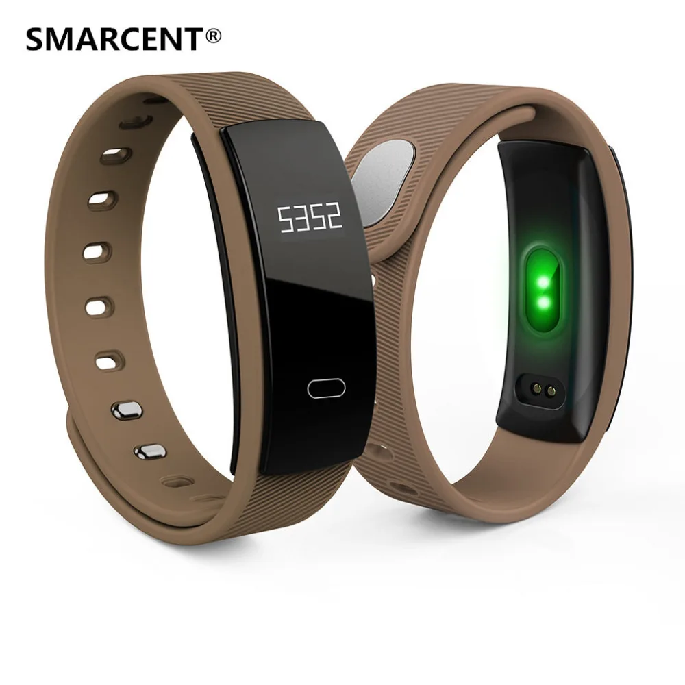 SMARCENT QS80 IP67 артериального Давление монитор сердечного ритма Фитнес трекер Smartband