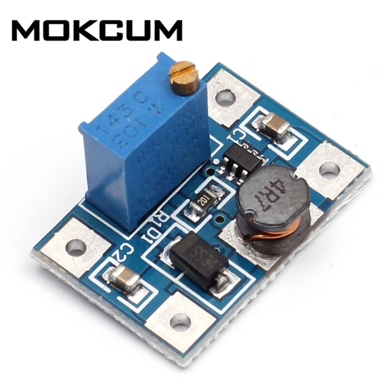 SX1308 DC 2 24V до 28V Step Up Модуль питания регулируемый преобразователь напряжения 2A Smart