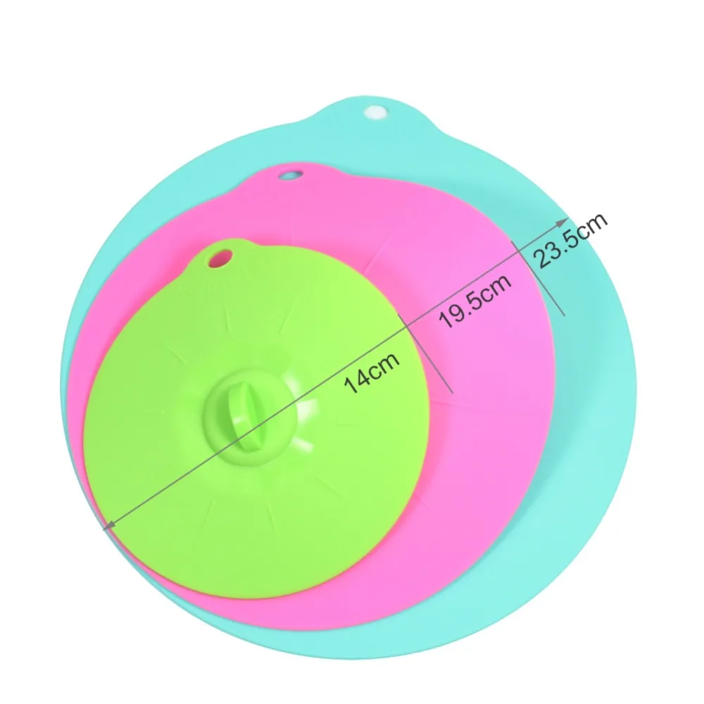 Силиконовые всасывающие крышки герметично запечатываются легко наносится