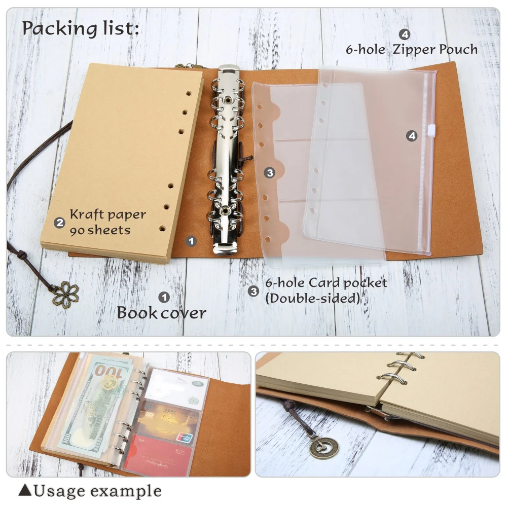 A6 Блокнот путешественника винтажный журнал ретро блокнот крафт бумага милые
