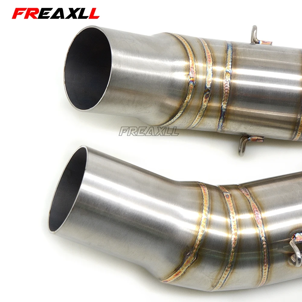 For Kawasaki Z1000 Z 1000 2010 2011 2012 2013 2014 2015 Motorcycle Mid Exhaust Muffler Pipe Link Middle pipe | Автомобили и