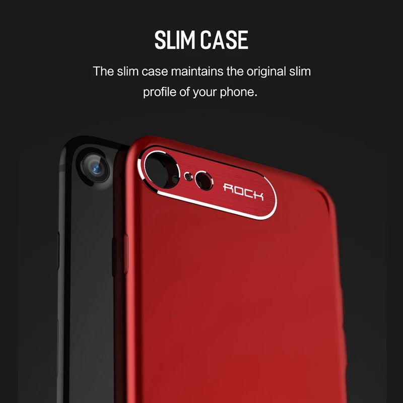 For iPhone 8 Plus Case ROCK Luxury Business Style PC Shell Protective Back Cover 7 |