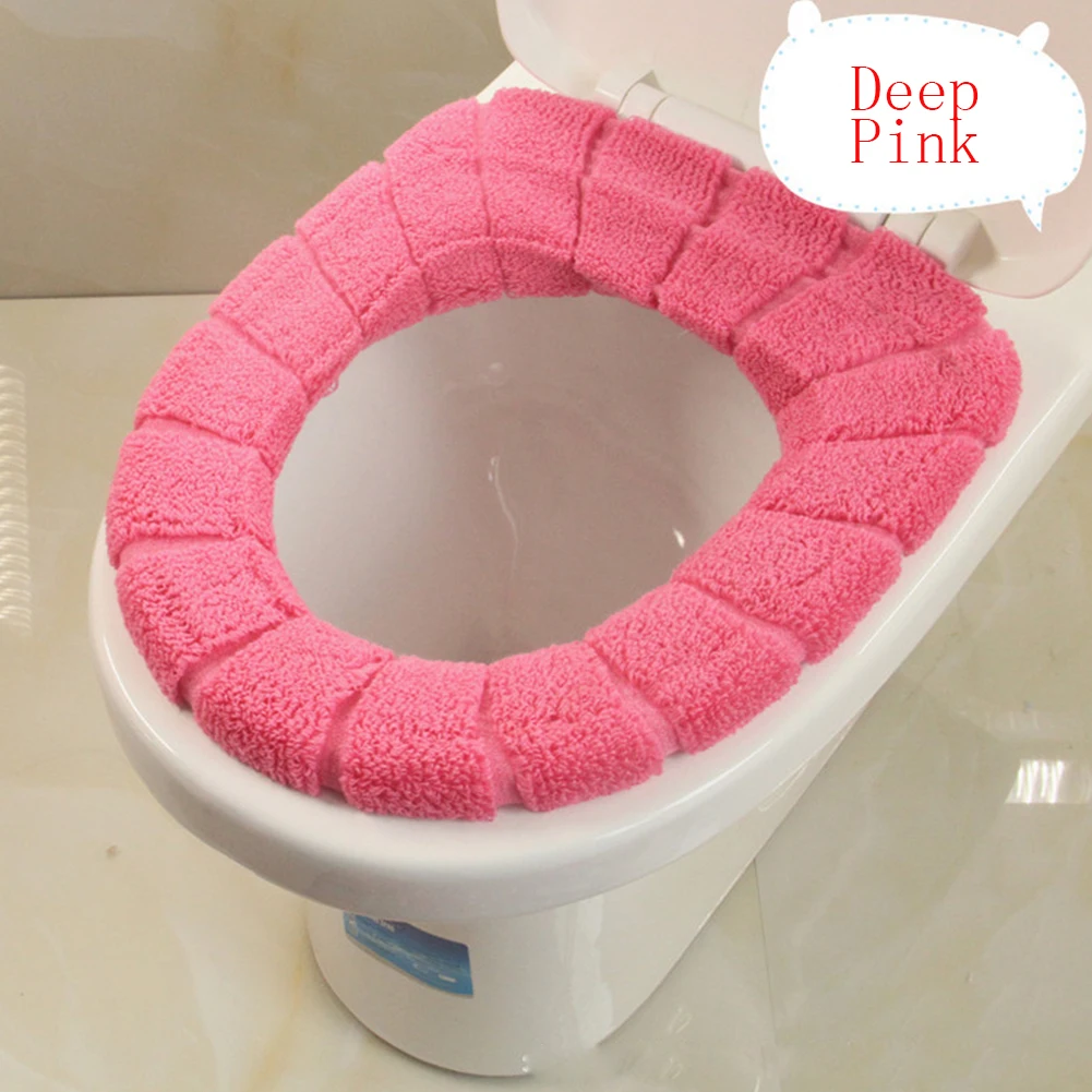 Мягкий wc сиденье для унитаза крышка Милая Топ моющаяся грелка ванная комната