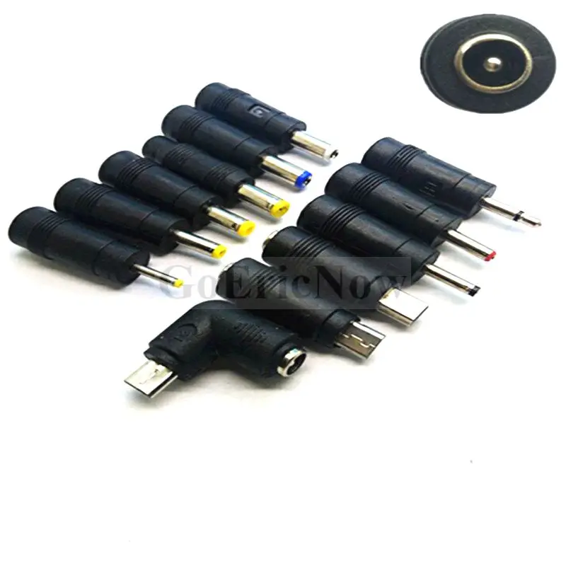 20 шт. постоянный ток 5 5x2 1 мм до x 1.35 мм/Micro USB/5 5x2.5 мм/4 0x1.7 мм/2 5x0.7 мм/3 0x1.1 мм/мини USB