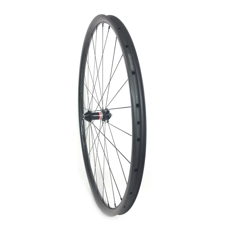 Сверхлегкий 550g 29er MTB XC бескамерный 28 мм x 22 переднее колесо с капюшоном D411SB 6 болтов