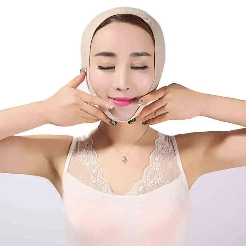 

Face-lift V Face To Enhance Thin Double Jaw Faceband Tighten Firming Beauty Massage V Face Mask Sale