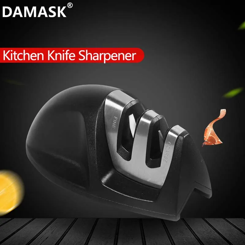 Edge Grip Sharpener Damask Kitchen Knives Sharpener 3 Stage Professional Kitchen Sharpening Stone for Stainless Steel Knives Ceramic Knives Scissors - Цвет: Edge Grip Sharpener