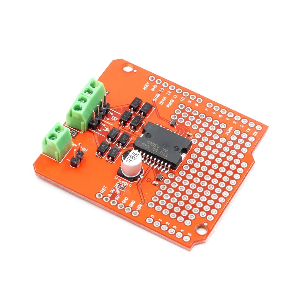 L298P AVR LPC STM32 UNO MEGA 2A щит драйвера двигателя для Arduino|Интегральные схемы| |