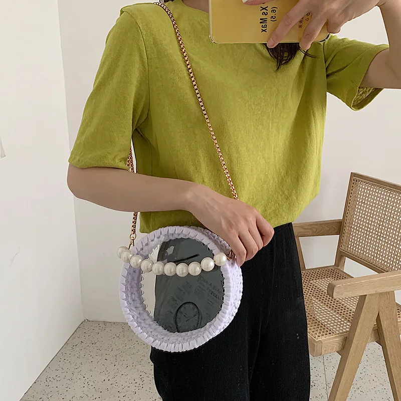 Женская прозрачная сумка-тоут через плечо роскошная дизайнерская сумка из ПВХ с