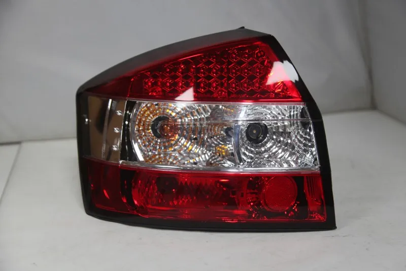 Задние фонари для AUDI A4 B6, задние фонари, красные, белые, с ходовой парковкой, поворотные огни заднего хода