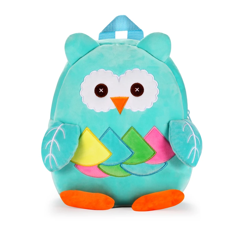 Милый плюшевый рюкзак с совой Kawaii зайчиком мягкая игрушка кроликом розовая синяя