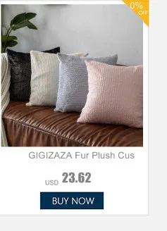GIGIZAZA, меховая плюшевая подушка, наволочки для дивана, стула, кровати, белого цвета, цвета слоновой кости, серый, домашний декор, роскошные мягкие наволочки