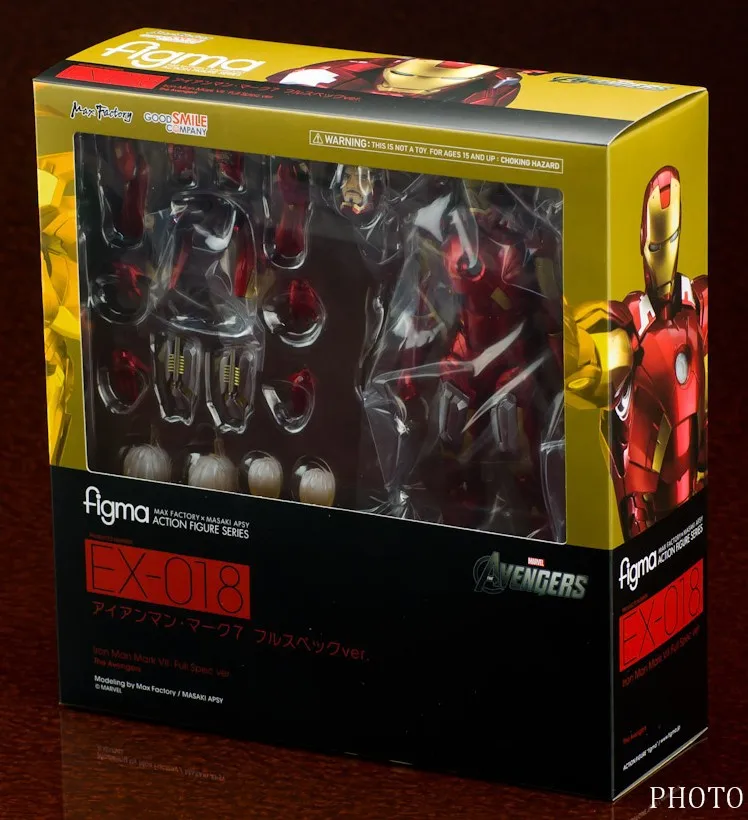 Figma MAX EX 018 Мститель Железный человек 15 см Marvel фигурка модель игрушки|Игровые