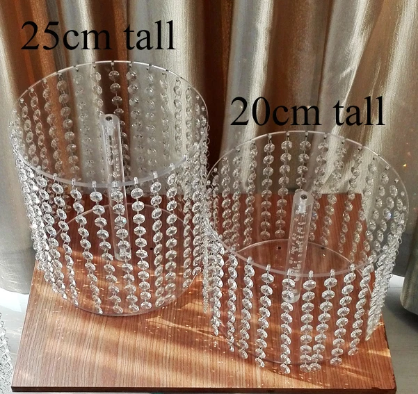 Dia25 * H20cm (10 &quot* 8&quot) акриловая подставка для торта с K9 стеклянные Хрустальные