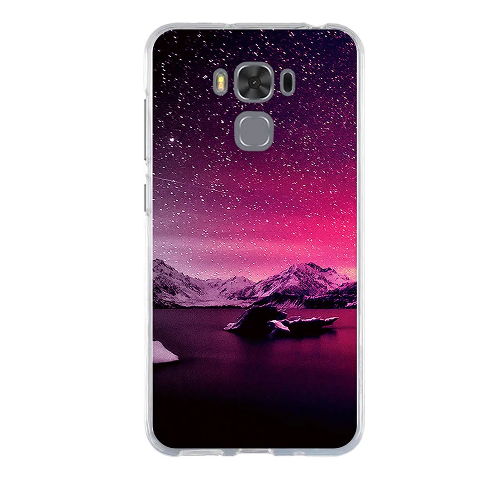 Задняя крышка для ASUS Zenfone 3 Max ZC553KL мягкий силиконовый чехол Asus из ТПУ с рисунком 5