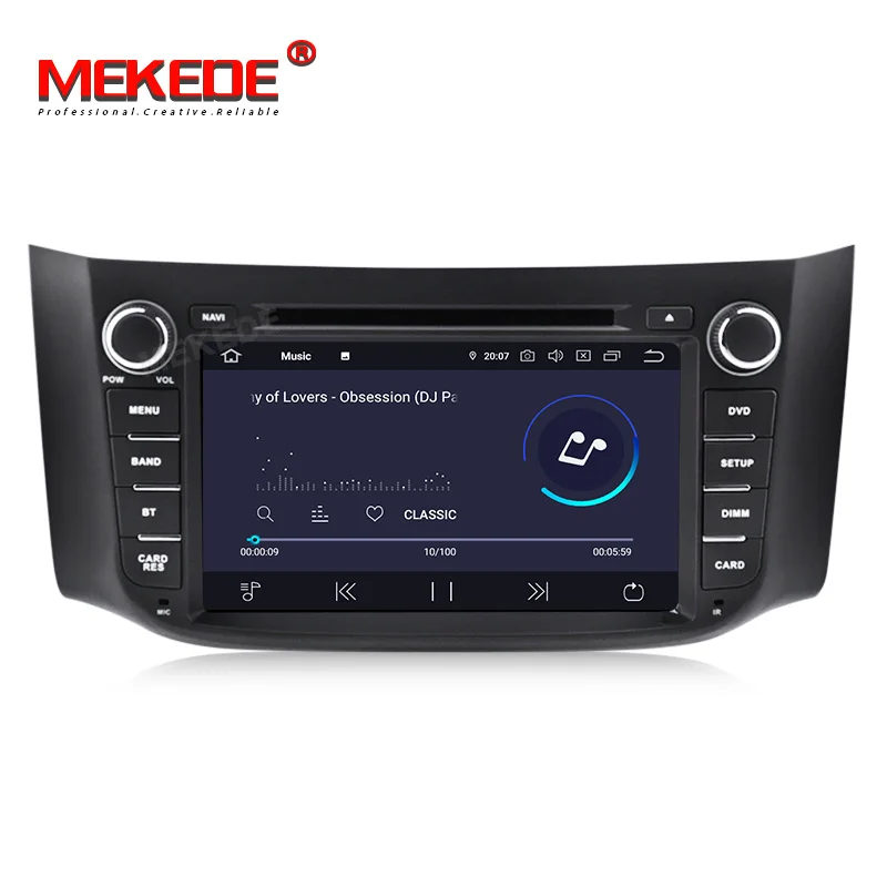 Android 9,0 автомобильный dvd-плеер для Nissan Sylphy B17 Sentra 12 2013 Авто gps navi Стерео Dvr магнитофон