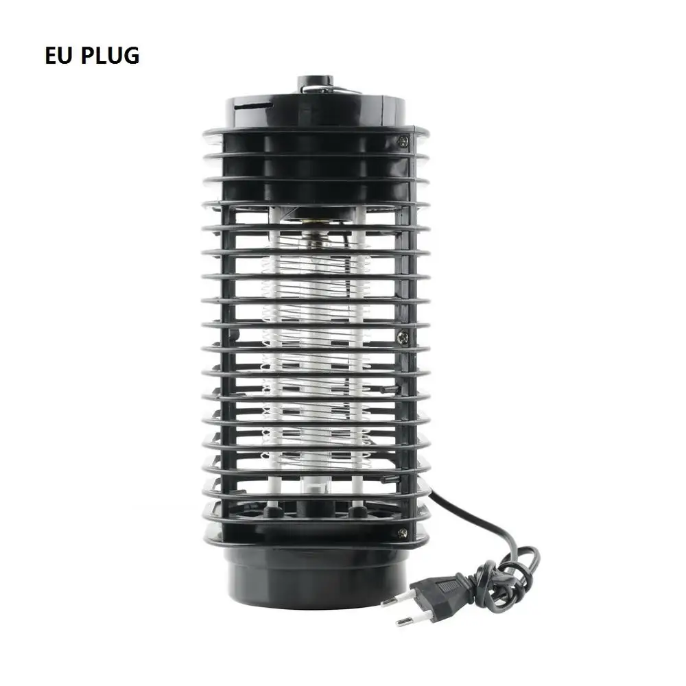EU Plug Электроника Ловушка-убийца комаров от мотыльков, мух-Оса, светодиодная Ночная лампа, лампа от жуков, насекомых, черная ловушка для уничтожения вредителей, Европейская/Американская вилка - Цвет: EU Plug
