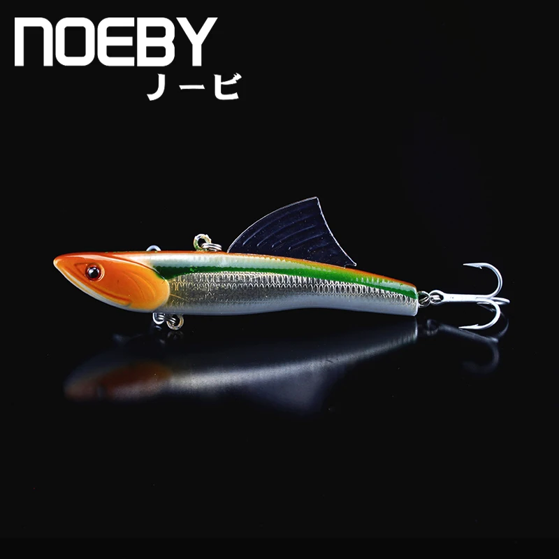 

NOEBY 1Pcs Fishing Lure 90mm/30g 0.5-2.0m Sinking Super VIB Lures Isca Fins Hard Baits VMC Treble Hooks Crankbait Leurre Wobbler